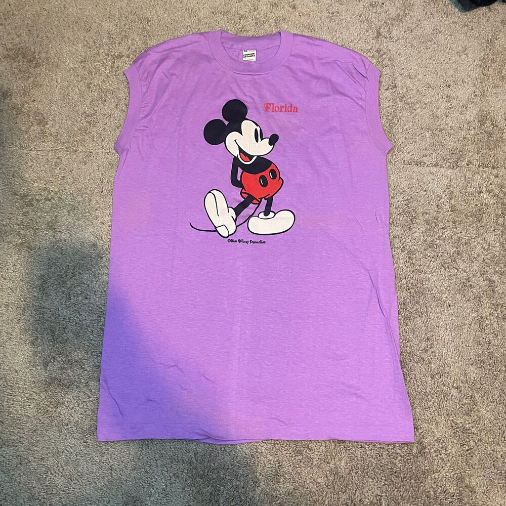 VTG 80s Mickey Mouse Walt Disney Productions Florida Adult XL Screen Stars USA